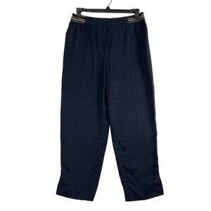 Anthropologie The Essential Pull On Trouser Navy Blue Womens Medium